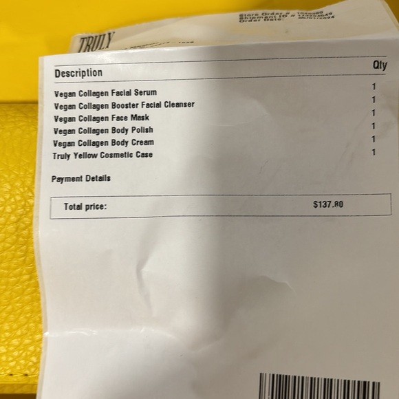 Bright Yellow Leather Handbag - Picture 3 of 3